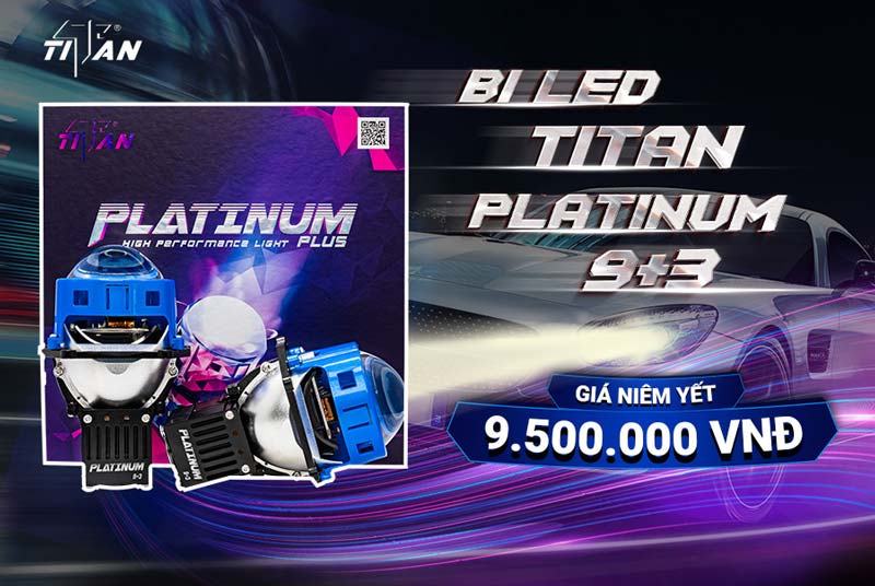 Bi Led Titan Platinum 9+3 nhiệt màu 5000...