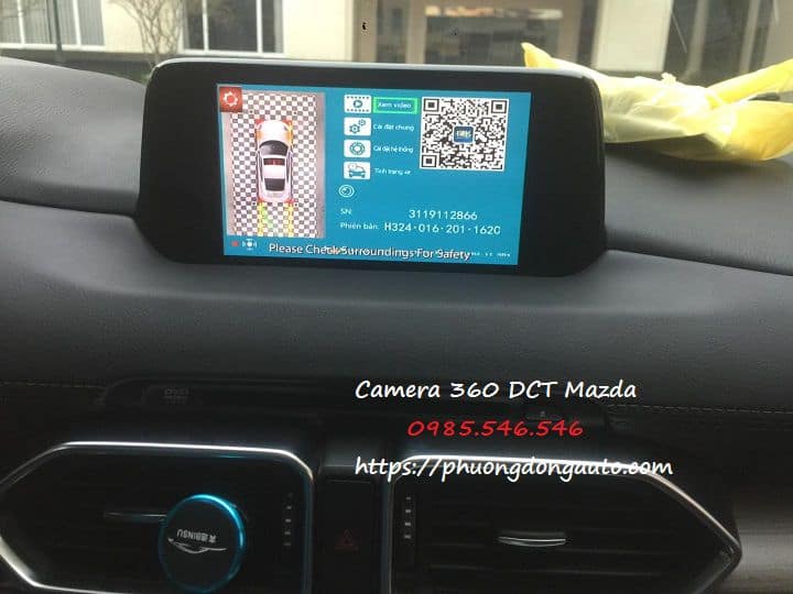 Camera 360 DCT Mazda CX8 | Camera 360 tố...