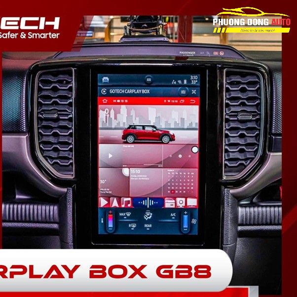 Lắp đặt box android Gotech GB8 cho xe Fo...