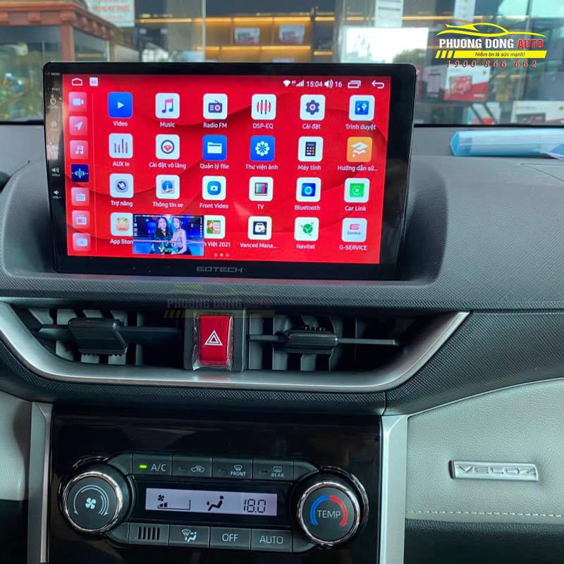 Lắp màn hình android Toyota Veloz Cross ...