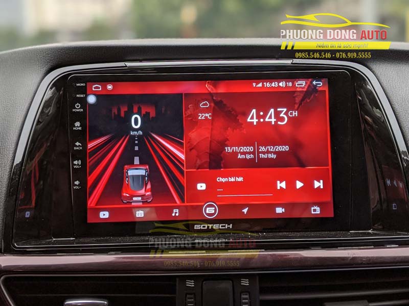 Màn hình android Mazda 6 2014 -2016 chín...