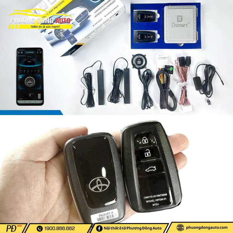 SmartKey DSMART K2 Toyota nâng cấp từ ch...