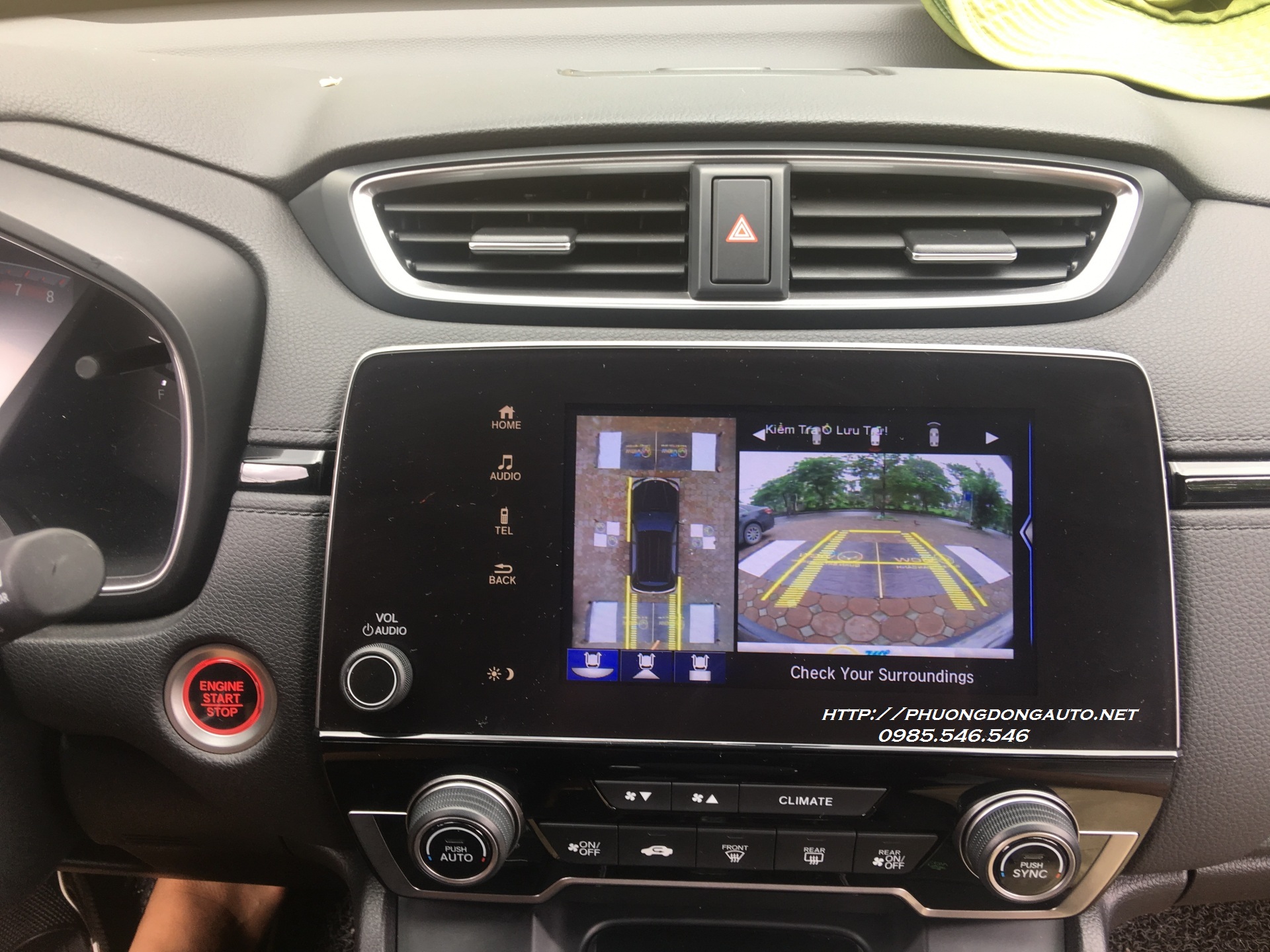 Camera 360 Oview pro cho HONDA CRV 2018 – Lắp đặt chuyên nghiệp