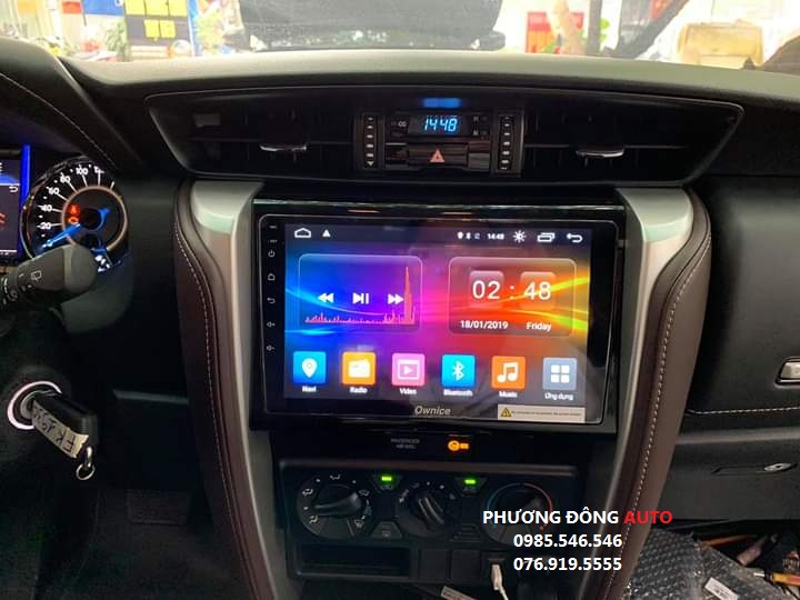 DVD Android theo xe Toyota FORTUNER 2019 | DVD Ownice C500+