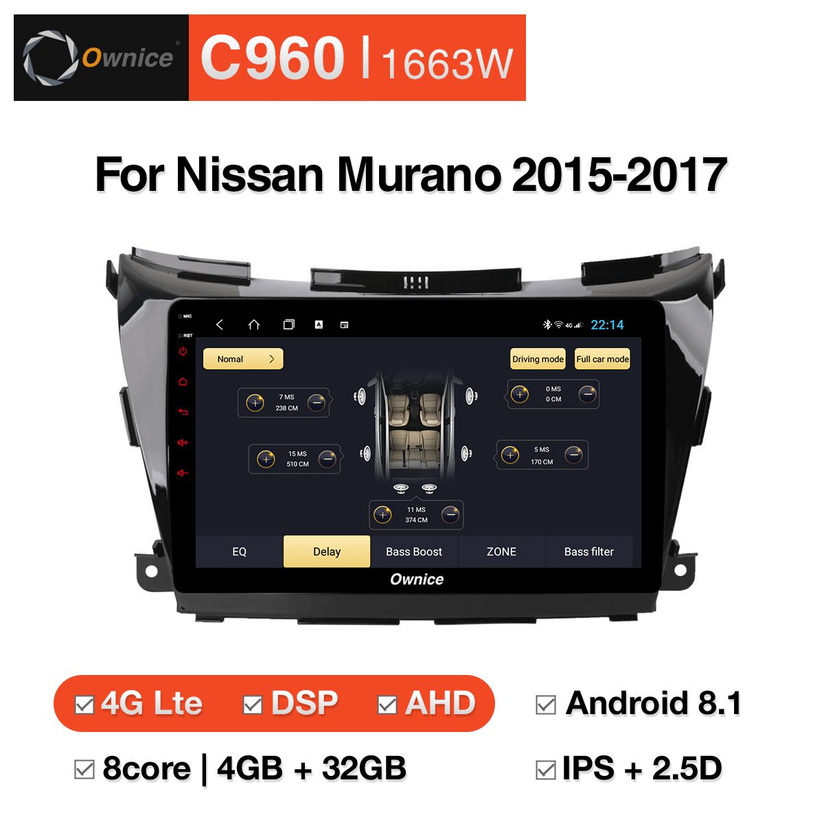 Tổng hợp DVD Android Ownice C960 cho Nissan