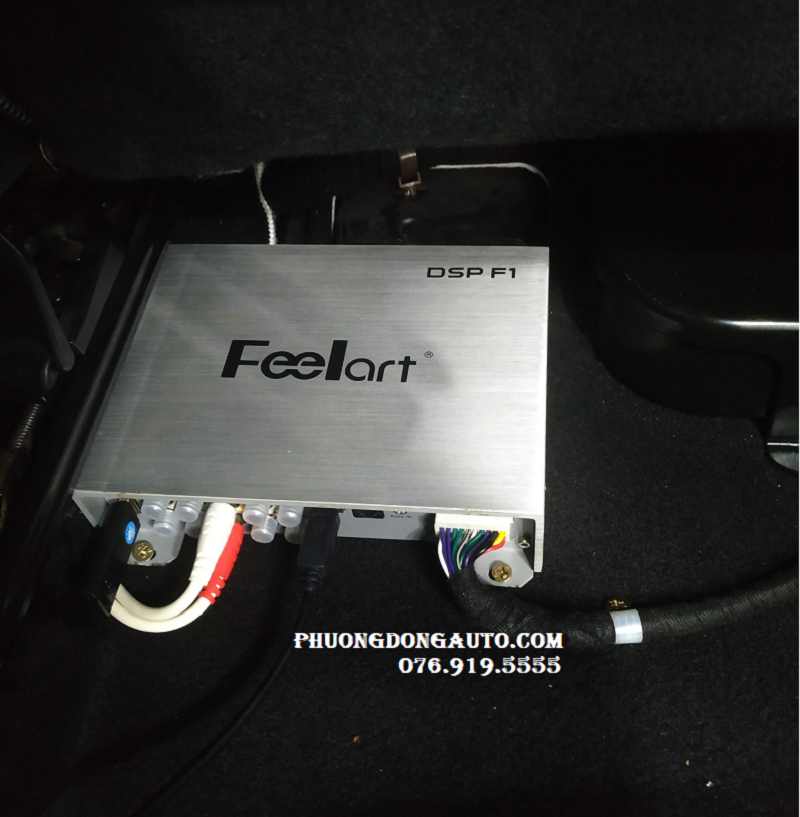 Nâng cấp âm thanh ô tô với DSP F1 và Sub Feelart S801