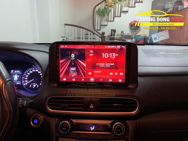 Màn hình android cho xe Hyundai Kona 