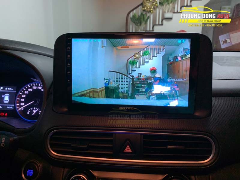 Màn hình android cho xe Hyundai Kona
