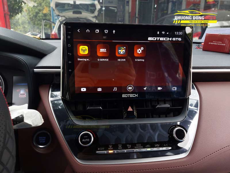 Màn hình android Gotech cho Toyota Cross