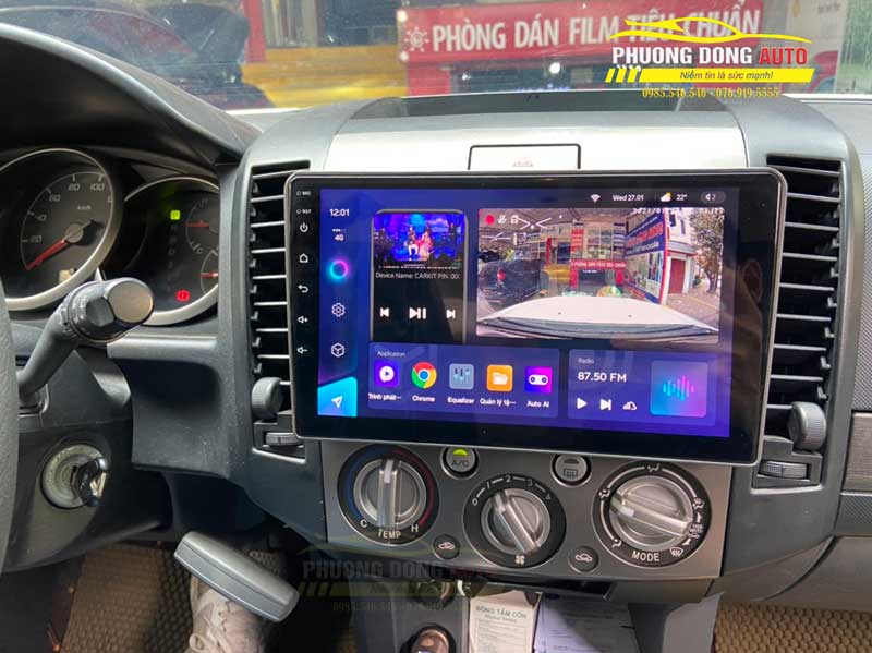 Màn hình androi Teyes CC3 đầu tiên tại Hà Nội trên xe Ford everest