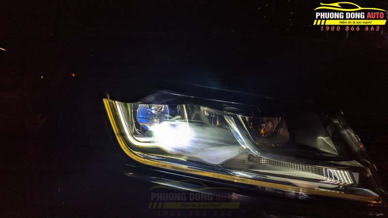 Độ đèn Volkswagen Tiguan Siêu sáng X-Light V30L