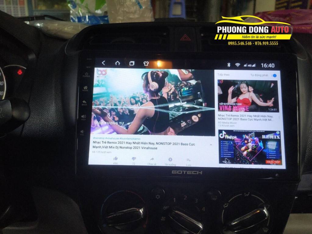 Màn hình DVD Android cho xe Mitsubishi Attrage