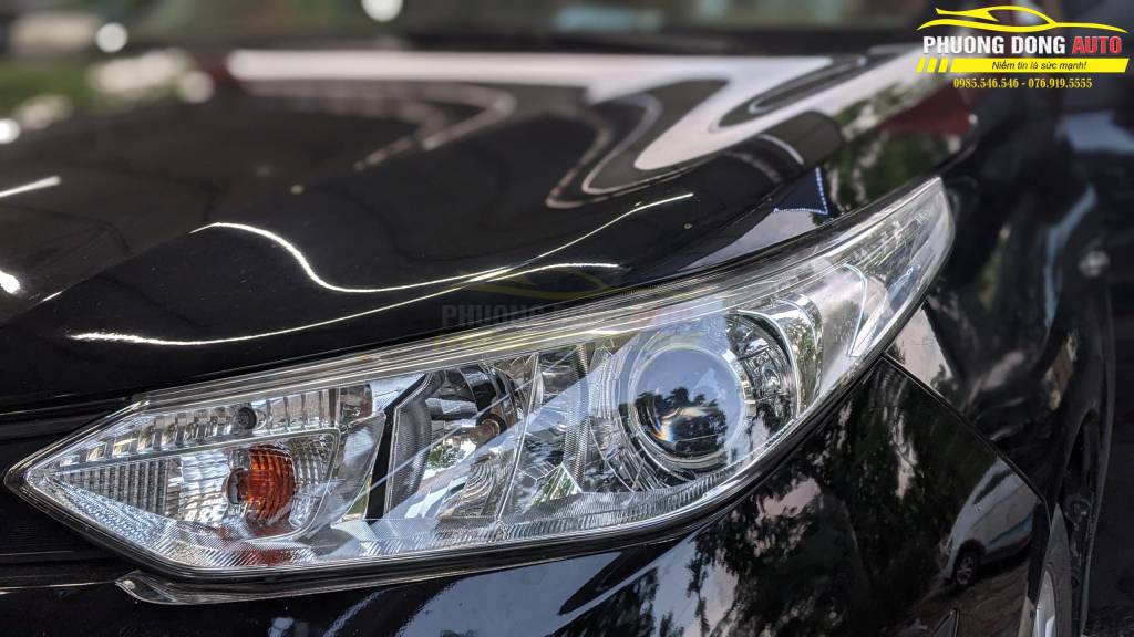 Độ đèn Toyota Vios cực sáng với Bi led Xlight V20 