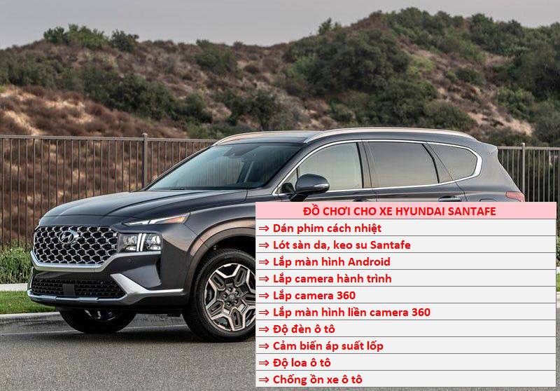 Đánh giá Hyundai SantaFe 2022 giá KM nội ngoại thất