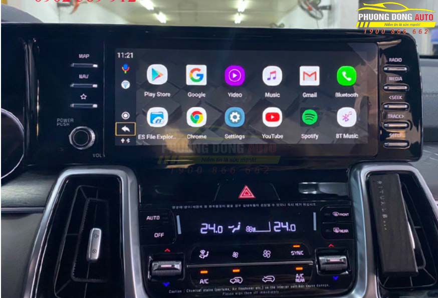 Box Android cho Kia Sorento 2021 – Biến màn hình nguyên bản thành màn Androi