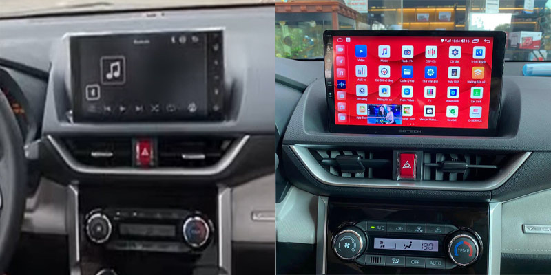 Lắp màn hình android Toyota Veloz Cross 2022