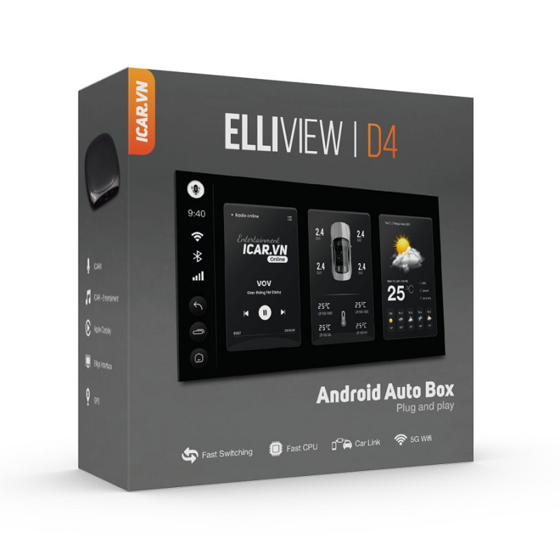 Box Android Elliview D4 công nghệ AI