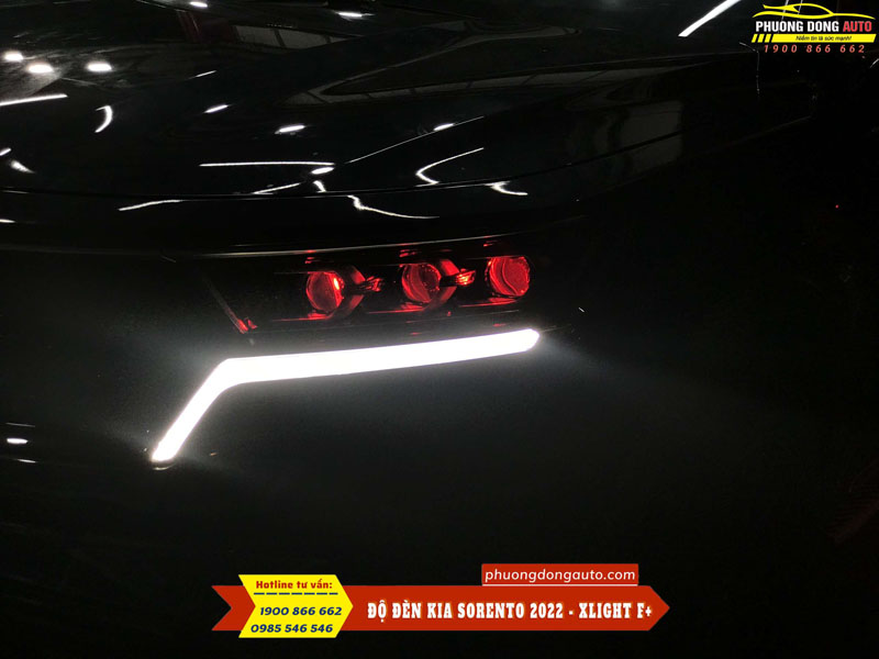 Độ đèn Kia sorento 2021 Với Xlight F+ 